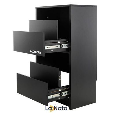 Полка для виниловых пластинок Glorious Vinyl Vault Black
