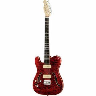 Електрогітара Harley Benton TE-90QM LH Trans Red