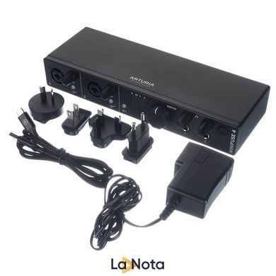 Аудіоінтерфейс Arturia MiniFuse 4 Black