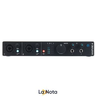 Аудіоінтерфейс Arturia MiniFuse 4 Black