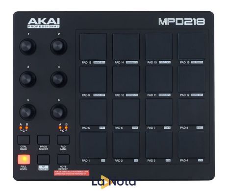 MIDI-контроллер Akai MPD218