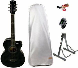 Гітарний комплект Pasadena SG026C-38 SET Black Jumbo