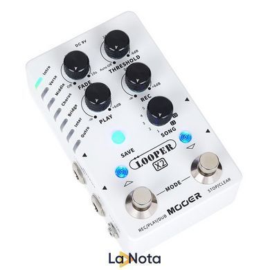 Гітарна педаль Mooer Stereo Looper X2