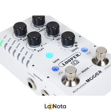 Гітарна педаль Mooer Stereo Looper X2