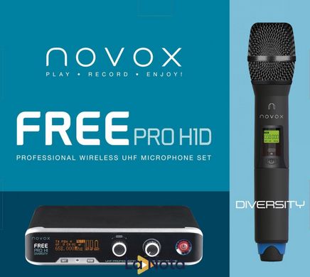 Мікрофонна радіосистема Novox FREE PRO H1 True Diversity