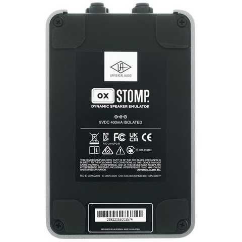 Гитарная педаль Universal Audio UAFX OX Stomp Dynamic Speaker