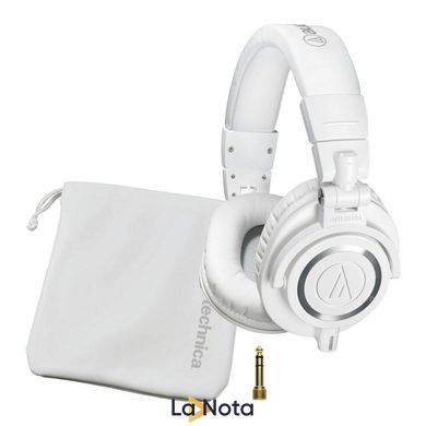 Навушники без мікрофону Audio-Technica ATH-M50x White