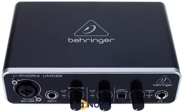 USB аудіоінтерфейс Behringer UMC22