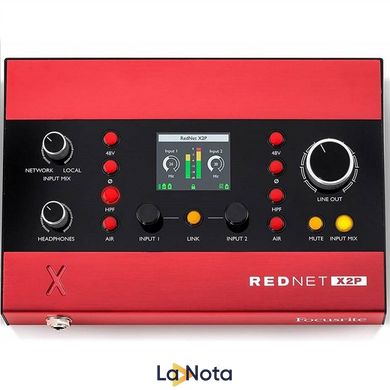 Мікрофонний передпідсилювач Focusrite RedNet X2P