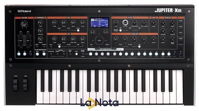 Синтезатор Roland JUPITER-XM, Чорний