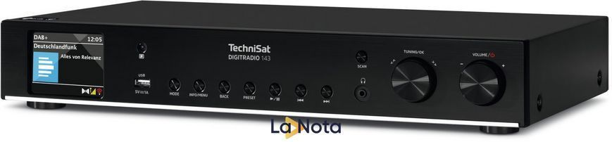 Сетевой аудиопроигрыватель TechniSat Digitradio 143 V3 Black