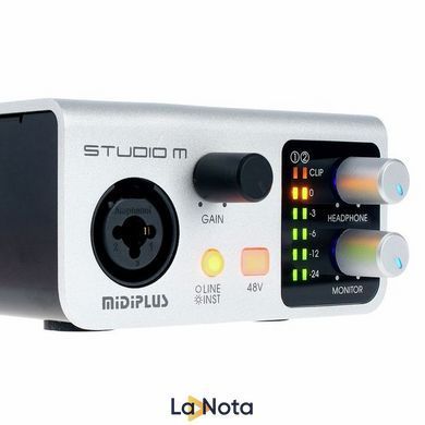 USB аудиоинтерфейс Midiplus Studio M