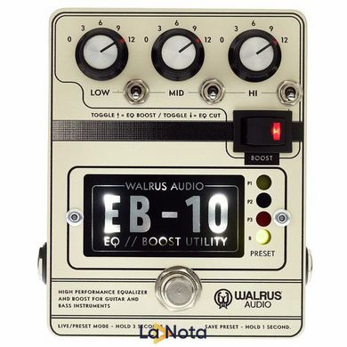 Гітарна педаль Walrus Audio Walrus Audio EB-10 CREAM