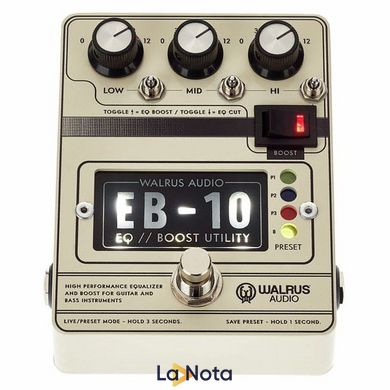 Гітарна педаль Walrus Audio Walrus Audio EB-10 CREAM