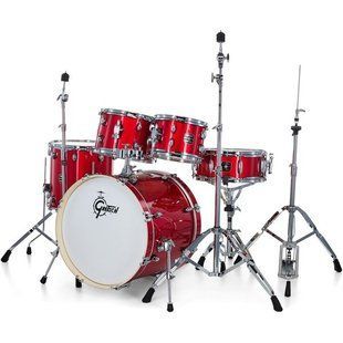 Ударная установка Gretsch Drums Energy Red Steel 5-piece HWP