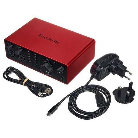 USB аудиоинтерфейс Focusrite Scarlett 4i4 4th Gen купить в