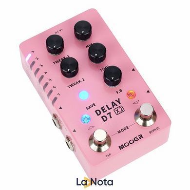 Гітарна педаль Mooer D7 X2 Delay