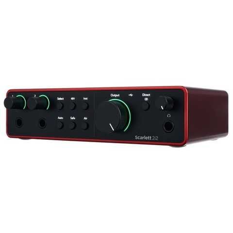 USB аудиоинтерфейс Focusrite Scarlett 2i2 4th Gen купить в