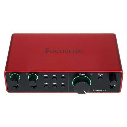 USB аудиоинтерфейс Focusrite Scarlett 2i2 4th Gen купить в