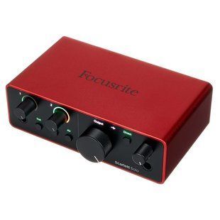 USB аудіоінтерфейс Focusrite Scarlett Solo 4th Gen