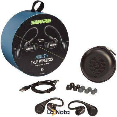 Навушники Shure AONIC 215 True Wireless Black