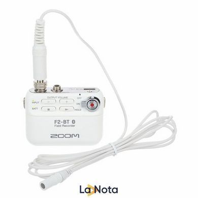 Диктофон Zoom F2-BT White