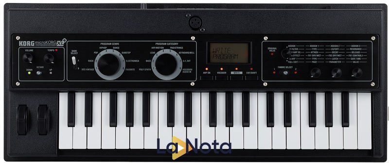 Синтезатор Korg MicroKorg XL+, Чорний