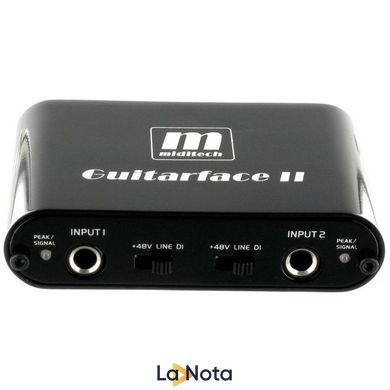 USB аудиоинтерфейс Miditech Guitarface II