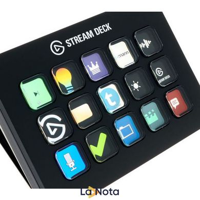 Відеоконтролер Elgato Stream Deck MK.2 Black (10GBA9901)