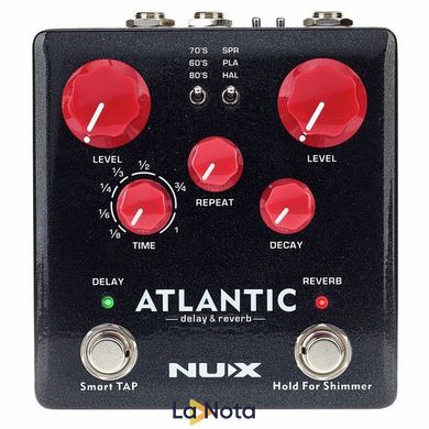 Гітарна педаль Nux Atlantic Delay & Reverb