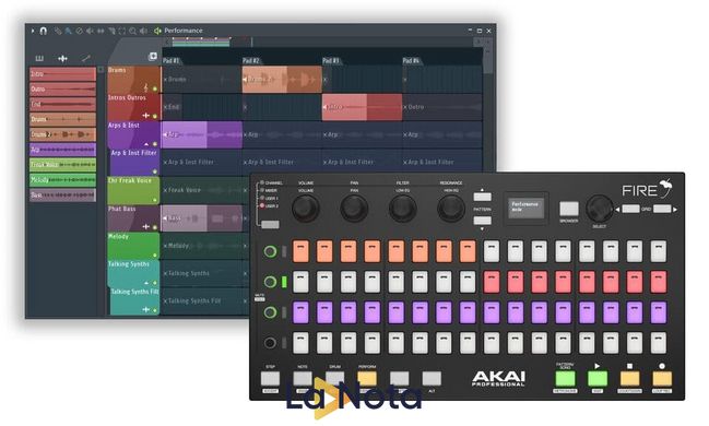 MIDI-контролер Akai Fire + FL STUDIO