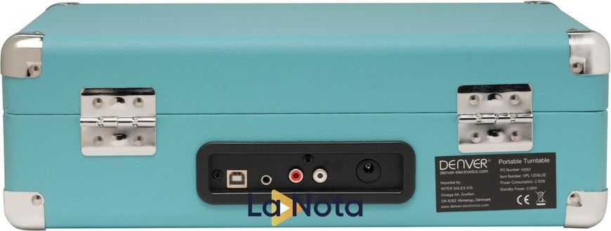 Проигрыватель виниловых дисков Denver VPL-120 Blue