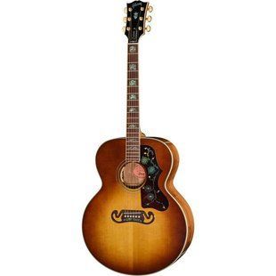 Электроакустическая гитара Gibson SJ-200 Elegant Koa Honey Burst