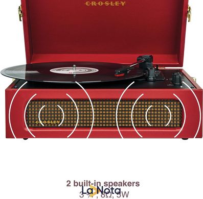 Проигрыватель виниловых дисков Crosley Voyager Burgundy Red