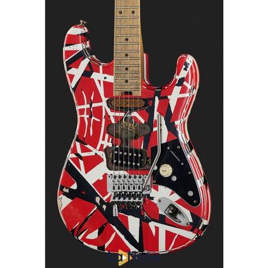 Електрогітара Evh Frankie Striped MN Relic R/W/B