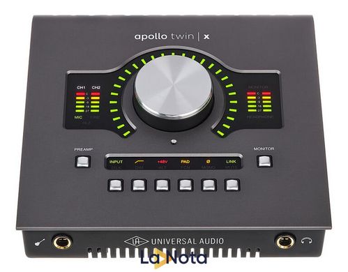 USB аудіоінтерфейс Universal Audio Apollo Twin X Quad Heritage Edition (Desktop/Mac/Win/TB3)