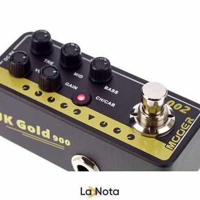 Гітарна педаль Mooer Micro PreAMP 002 UK Gold 900