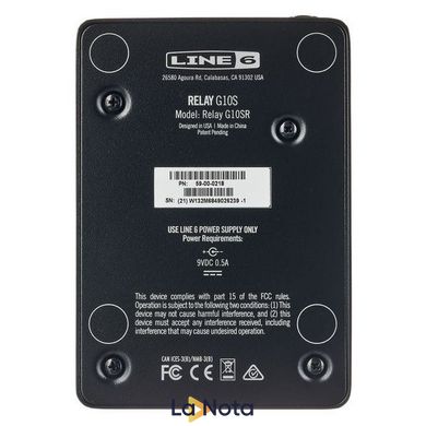 Інструментальна радіосистема Line6 Relay G10SII