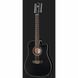 Акустическая гитара Harley Benton Custom Line CLD-10SCE-12BKS