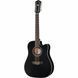 Акустическая гитара Harley Benton Custom Line CLD-10SCE-12BKS