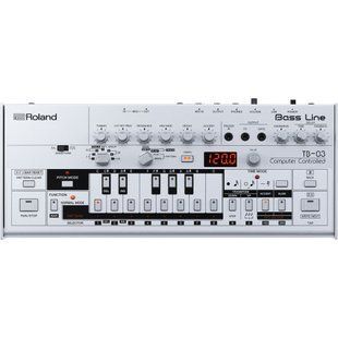 Аналоговий синтезатор Roland TB-03, Білий